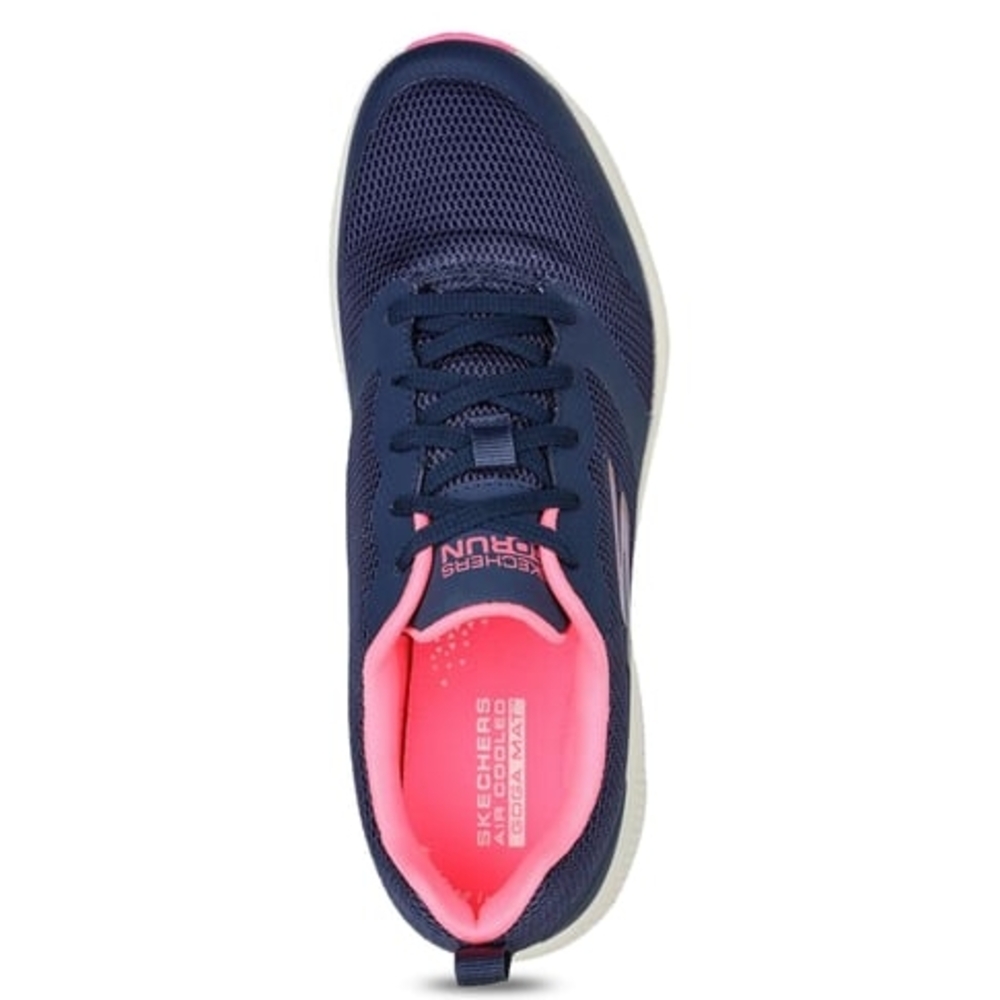 Skechers Black and Pink Athletic Shoes Goga Mat Air Cooled - Picture 6 of 7
